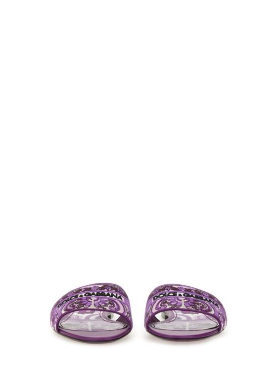 25FW 돌체앤가바나 뮬/슬리퍼 CQ0571 AV804I03TN Purple - DOLCE & GABBANA