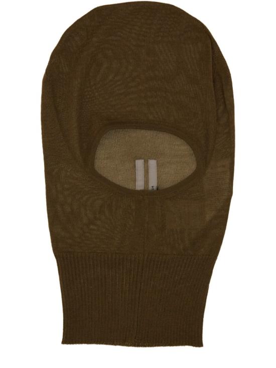  릭 오웬스 바라클라바 RU02D6478 WS35 Brown