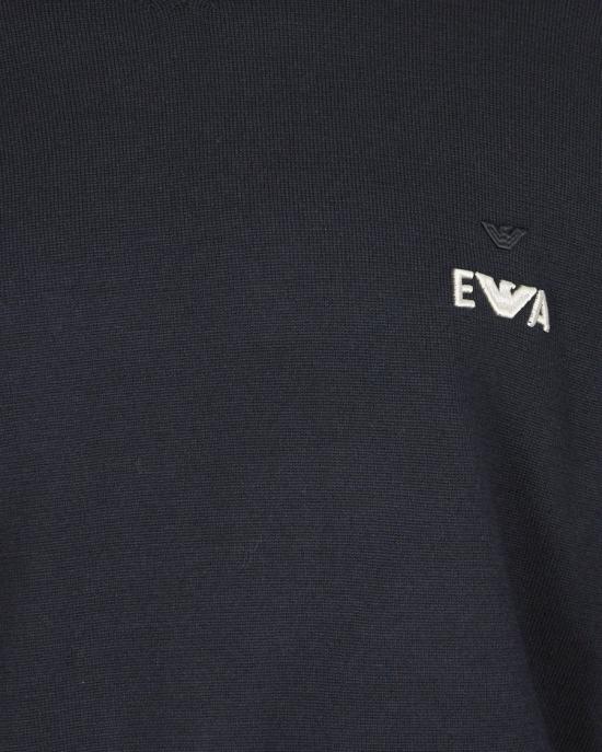 25FW 엠포리오 아르마니 스웨터 8436628 Black - EMPORIO ARMANI