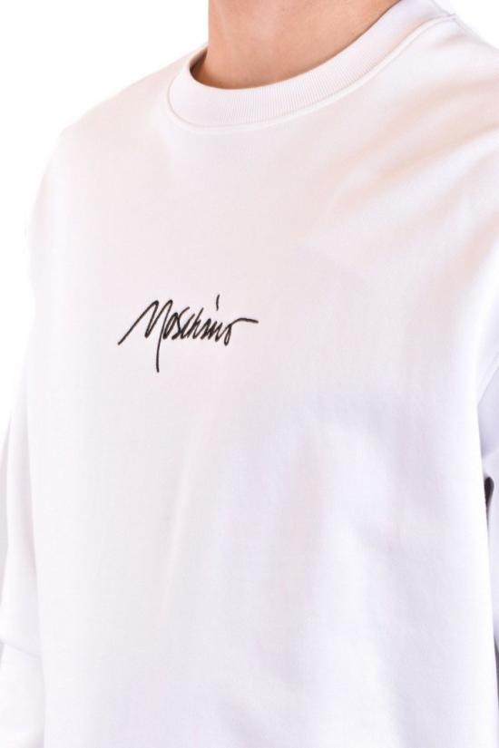  모스키노 긴팔 티셔츠 J1734 02281001 White - MOSCHINO