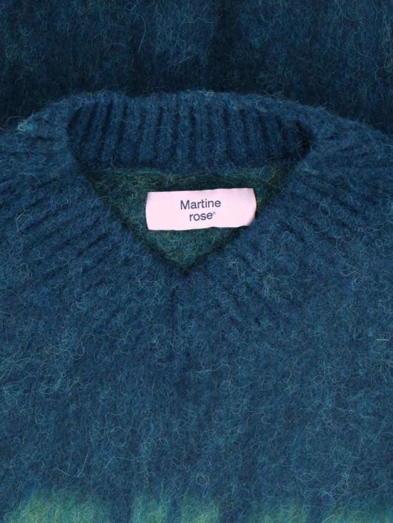 25FW 마틴로즈 스웨터 948YA01414GRN Blue - MARTINE ROSE
