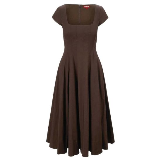  스타우드 숏 원피스 반팔 웰스 드레스 어스