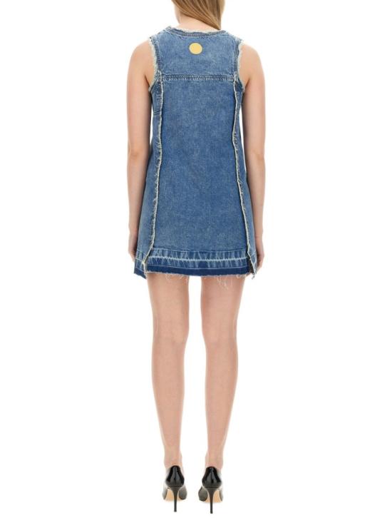  모스키노 데님 원피스 04018221 1282 Blue - MOSCHINO