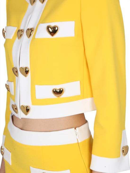  모스키노 자켓 05250424 4028 Yellow - MOSCHINO
