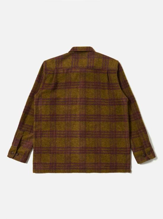  uw 긴팔 셔츠 유니버설 웍스 피로  댐 체크 - OTHER BRANDS