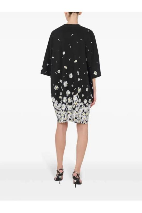 25SS 모스키노 미디 원피스 A0427 05424555 Black - MOSCHINO