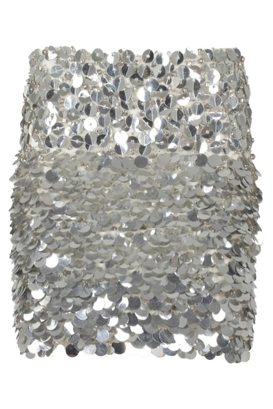  데 펨메스 미디 스커트 DP651N 093 Silver