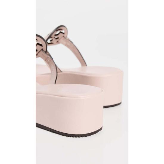  토리버치 뮬/슬리퍼 밀러 웨지  소프트 핑크 - TORY BURCH