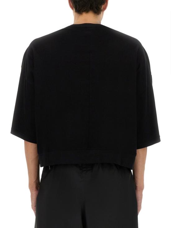 25SS 릭오웬스 x 챔피온 반팔 티셔츠 CM01E1677 CHJG09 Black - RICK OWENS X CHAMPIONS