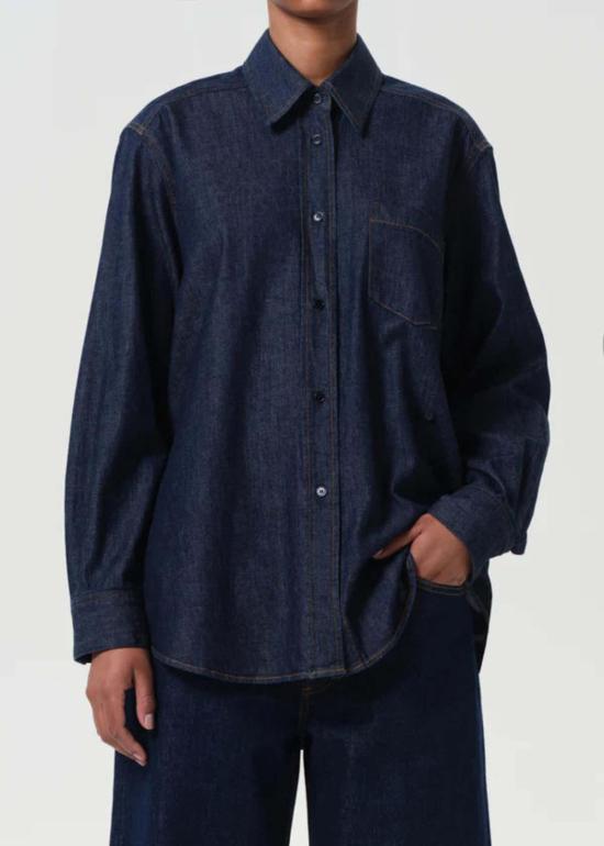  에이골디 데님 셔츠 아골데 케일린 셔츠 - AGOLDE