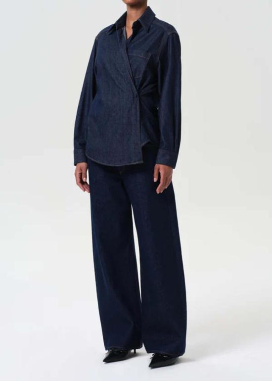  에이골디 데님 셔츠 아골데 케일린 셔츠 - AGOLDE