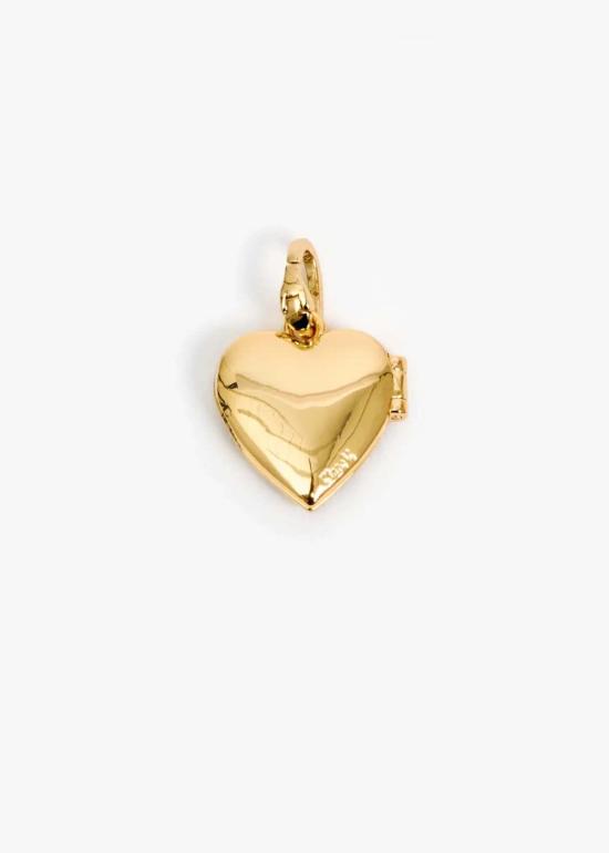  클레어 브이 팔찌 클레어 V. 스트라이프 하트 로켓 네이비 - CLEARE V.