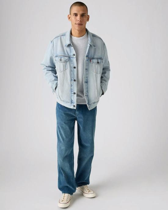 리바이스 데님 팬츠 568 루즈 스트레이트 코듀로이 페이데이 인디고 진 - LEVI'S