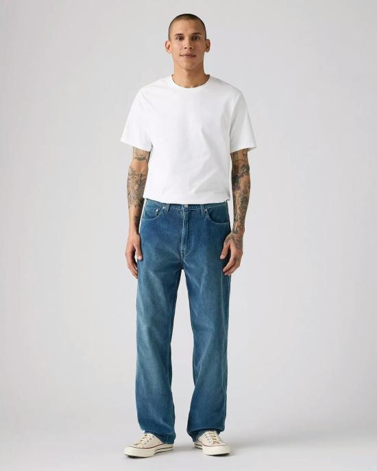  리바이스 데님 팬츠 568 루즈 스트레이트 코듀로이 페이데이 인디고 진 - LEVI'S