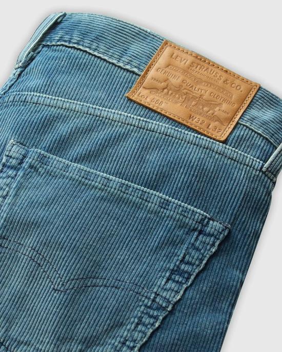  리바이스 데님 팬츠 568 루즈 스트레이트 코듀로이 페이데이 인디고 진 - LEVI'S