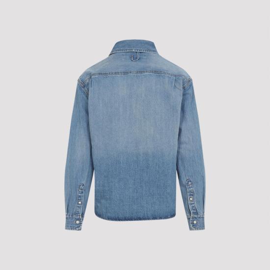  자크뮈스 긴팔 셔츠 SHM00545AD00017 33C BLUE TABAC - JACQUEMUS