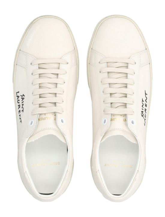 25FW 생로랑 SL 06 로우 스니커즈 610648GUP10 9113 CREAM - SAINT LAURENT