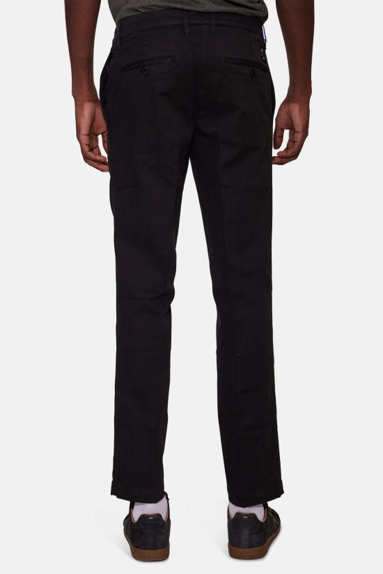  야콥코헨 스트레이트 팬츠 Jacob Cohen Ricky 브러시드 스트레치 바지 블랙 - JACOB COHËN