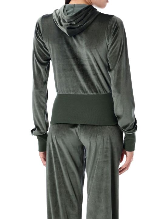 25FW 발렌시아가 후드 티셔츠 837646TMO26 2840 KHAKI - BALENCIAGA