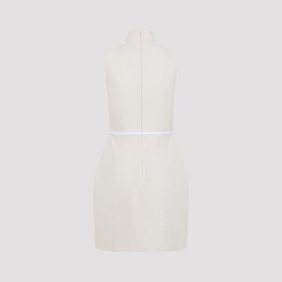 25FW 모스키노 숏 원피스 252D0436 5436 1002 FANTASIA BIANCO WHITE - MOSCHINO