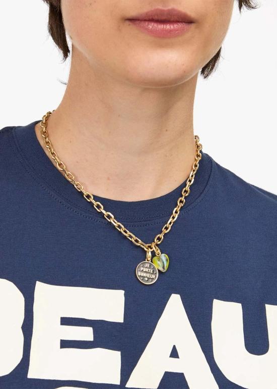  클레어 브이 팔찌 클레어 V. 마블 하트 참 멀티 - CLEARE V.