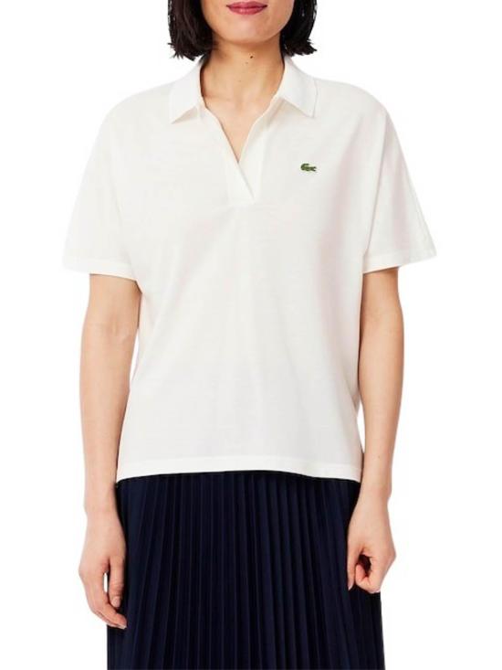 26SS 라코스테 폴로 티셔츠 PF112370V White - LACOSTE