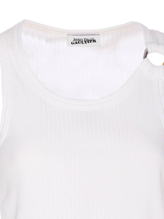 25FW 장 폴 고티에 민소매 티셔츠 TO375J01401 White - JEAN PAUL GAULTIER