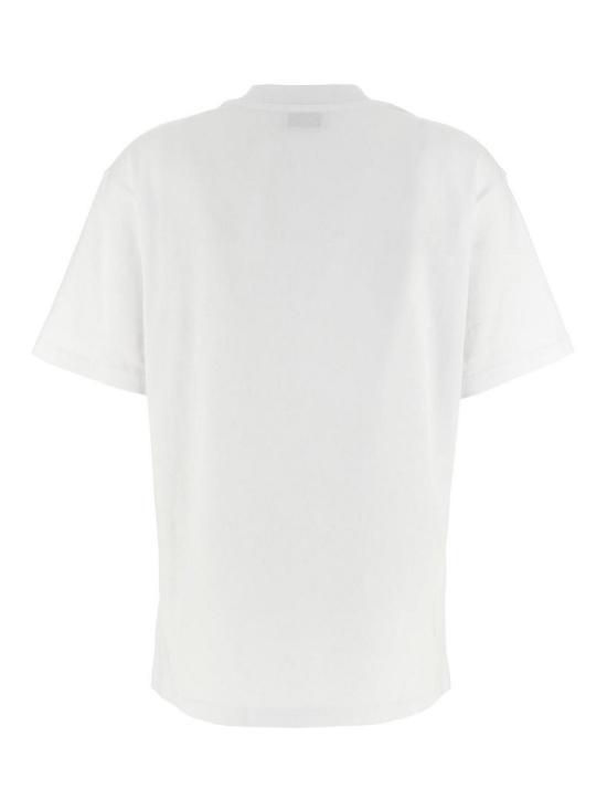 25FW 모스키노 반팔 티셔츠 072455411001 White - MOSCHINO