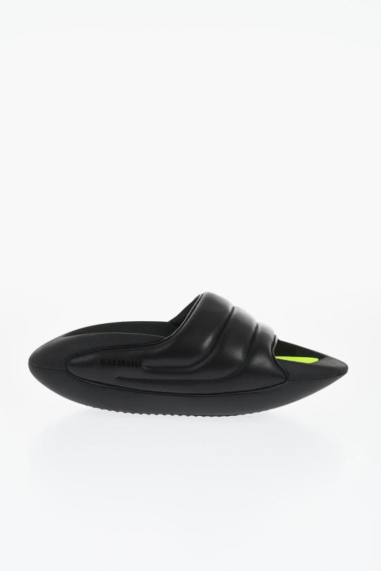 발망 뮬/슬리퍼 YM1VL299LPQO0PA Giallo Nero - BALMAIN
