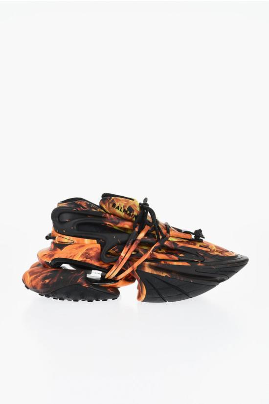  발망 뮬/슬리퍼 AM0VJ309KOCKEFB Arancio Nero - BALMAIN