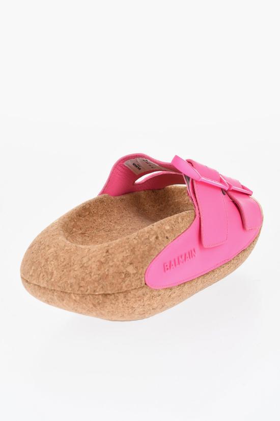  발망 뮬/슬리퍼 AN1VL715LRZFOEW Pink - BALMAIN