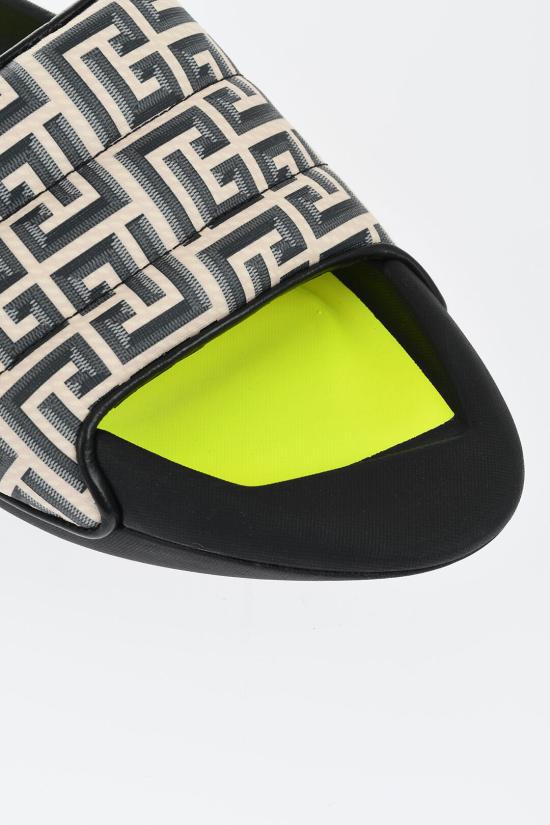  발망 뮬/슬리퍼 YM0VL299TCMMGFE Giallo Nero Grigio - BALMAIN