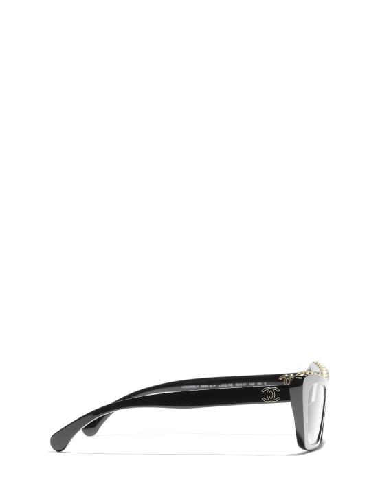 26FW 샤넬 안경 CH3480 C622 BLACK - CHANEL