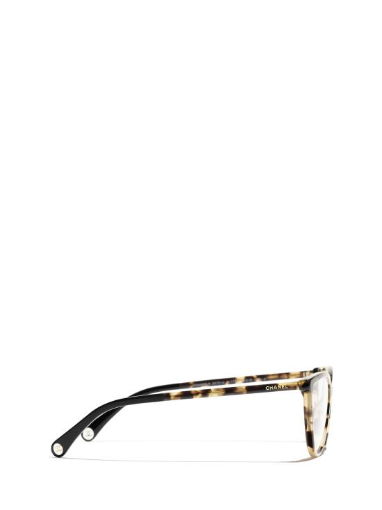 26FW 샤넬 안경 CH3470U 1770 HAVANA YELLOW SPOTTED - CHANEL