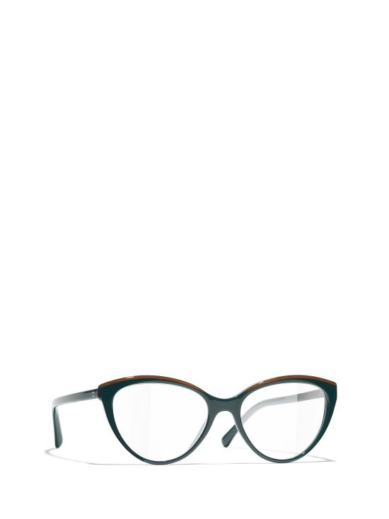26FW 샤넬 안경 CH3393 1795 GREEN - CHANEL