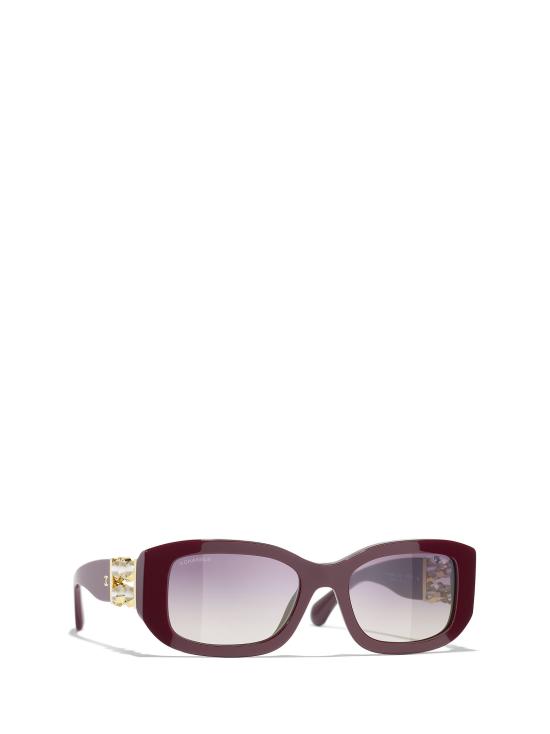 26FW 샤넬 선글라스 CH5542 1802S1 BURGUNDY - CHANEL
