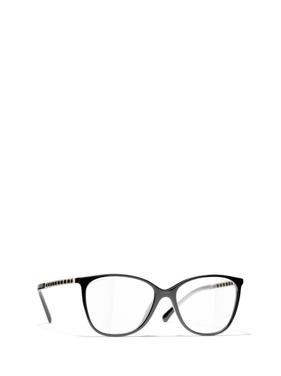 26FW 샤넬 안경 CH3408Q C622 BLACK - CHANEL