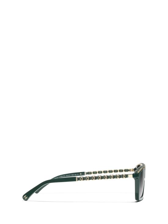26FW 샤넬 선글라스 CH5548Q 1459S3 GREEN VENDOME - CHANEL
