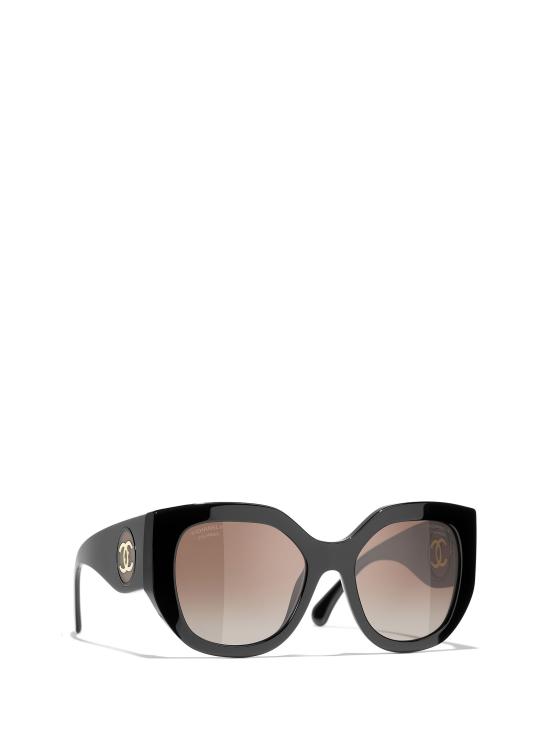 26FW 샤넬 선글라스 CH5550 C786S9 BLACK - CHANEL
