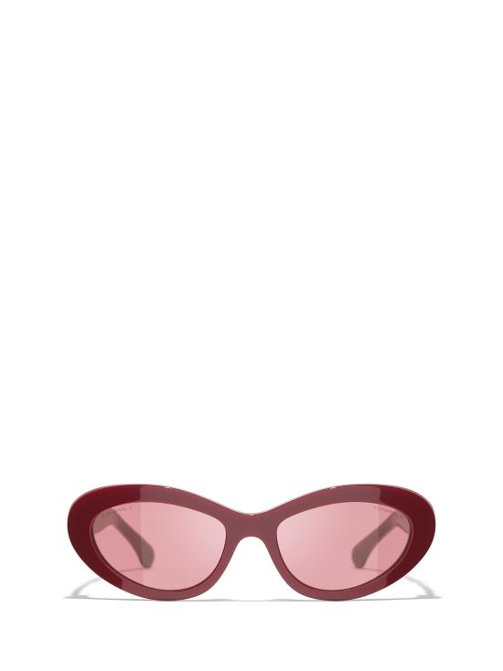 26FW 샤넬 선글라스 CH5538Q 17927N BROWNY RED