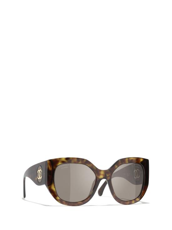 26FW 샤넬 선글라스 CH5550 C71483 DARK HAVANA - CHANEL