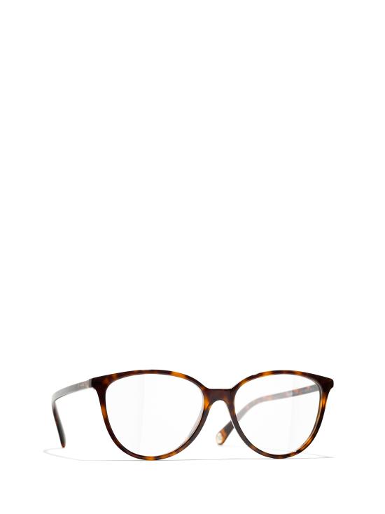 26FW 샤넬 안경 CH3446 C714 DARK TORTOISE GOLD - CHANEL