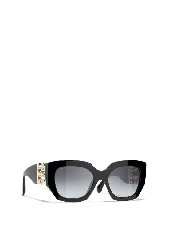 26FW 샤넬 선글라스 CH5545 C622S6 BLACK - CHANEL