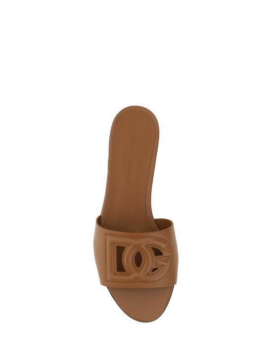 26SS 돌체앤가바나 뮬/슬리퍼 CQ0436AY329 81236 BROWN - DOLCE & GABBANA