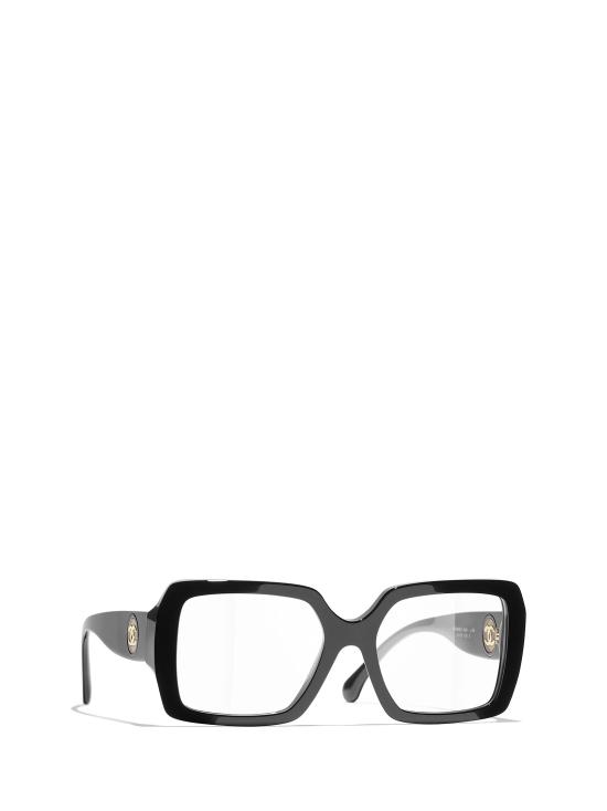 25FW 샤넬 안경 CH3491 C786 BLACK - CHANEL