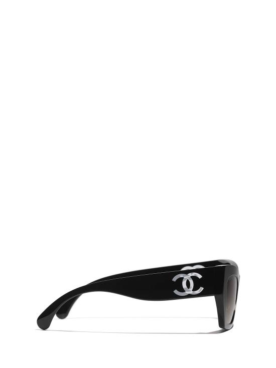 26FW 샤넬 선글라스 CH5527 C501W1 BLACK - CHANEL
