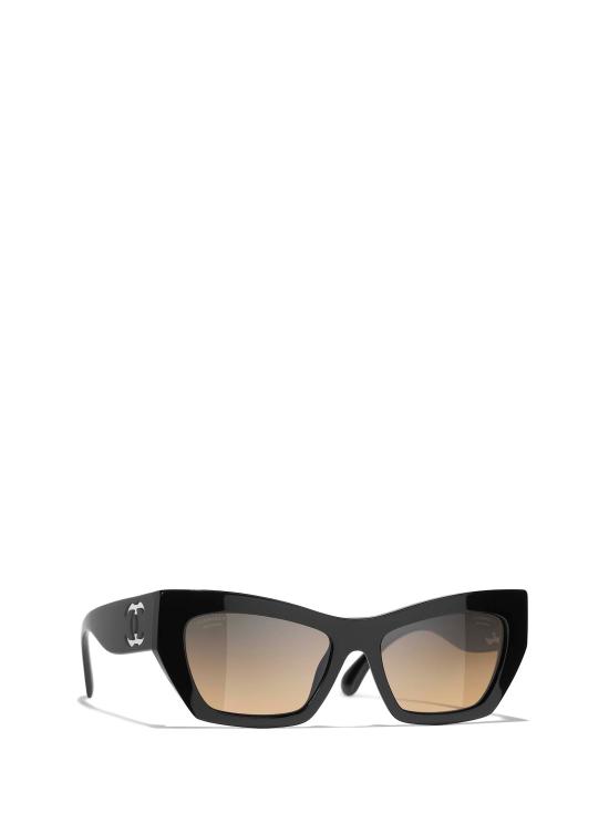 26FW 샤넬 선글라스 CH5527 C501W1 BLACK - CHANEL