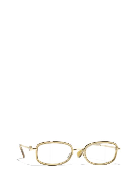 26FW 샤넬 안경 CH2221 C420 COGNAC CRYSTAL - CHANEL