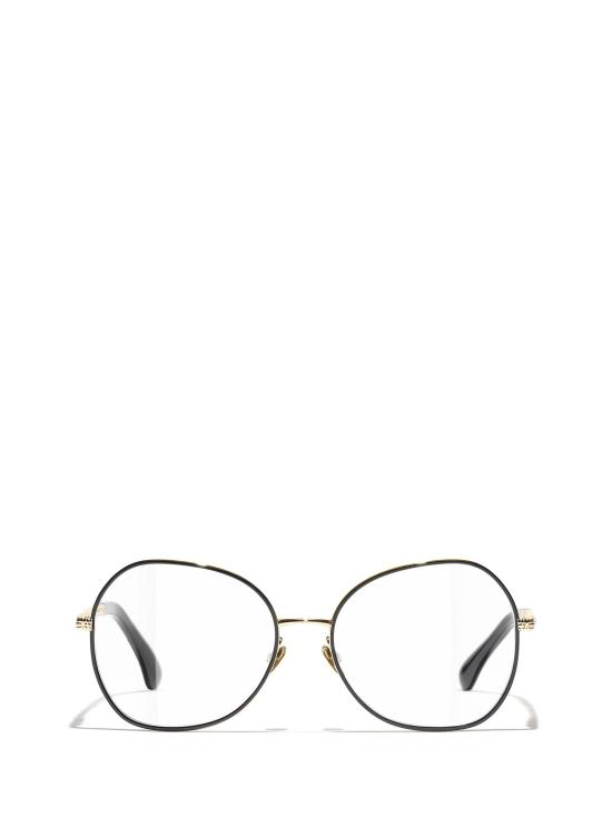 26FW 샤넬 안경 CH2217J C395 PALE GOLD BLACK