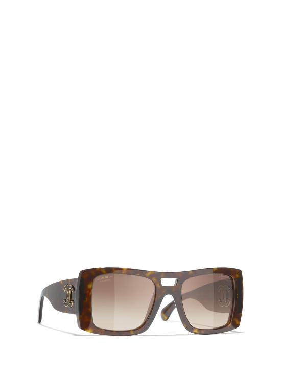 26FW 샤넬 선글라스 CH5539 C714S9 DARK HAVANA - CHANEL